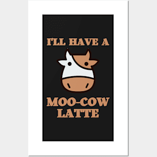 Moo-Cow Latte Posters and Art